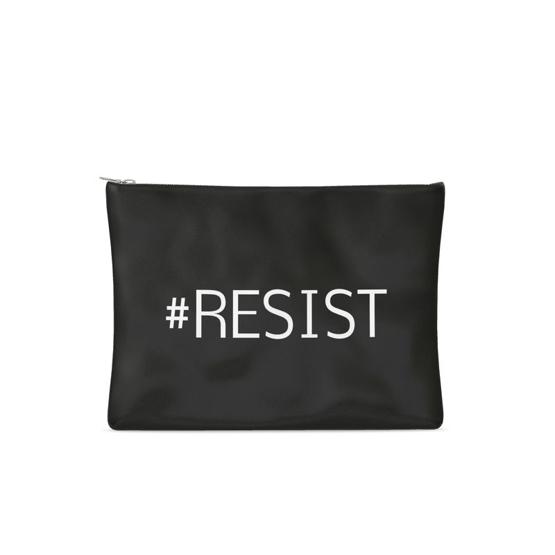 #RESIST 2025 Lmtd Ed Leather Clutch Bag