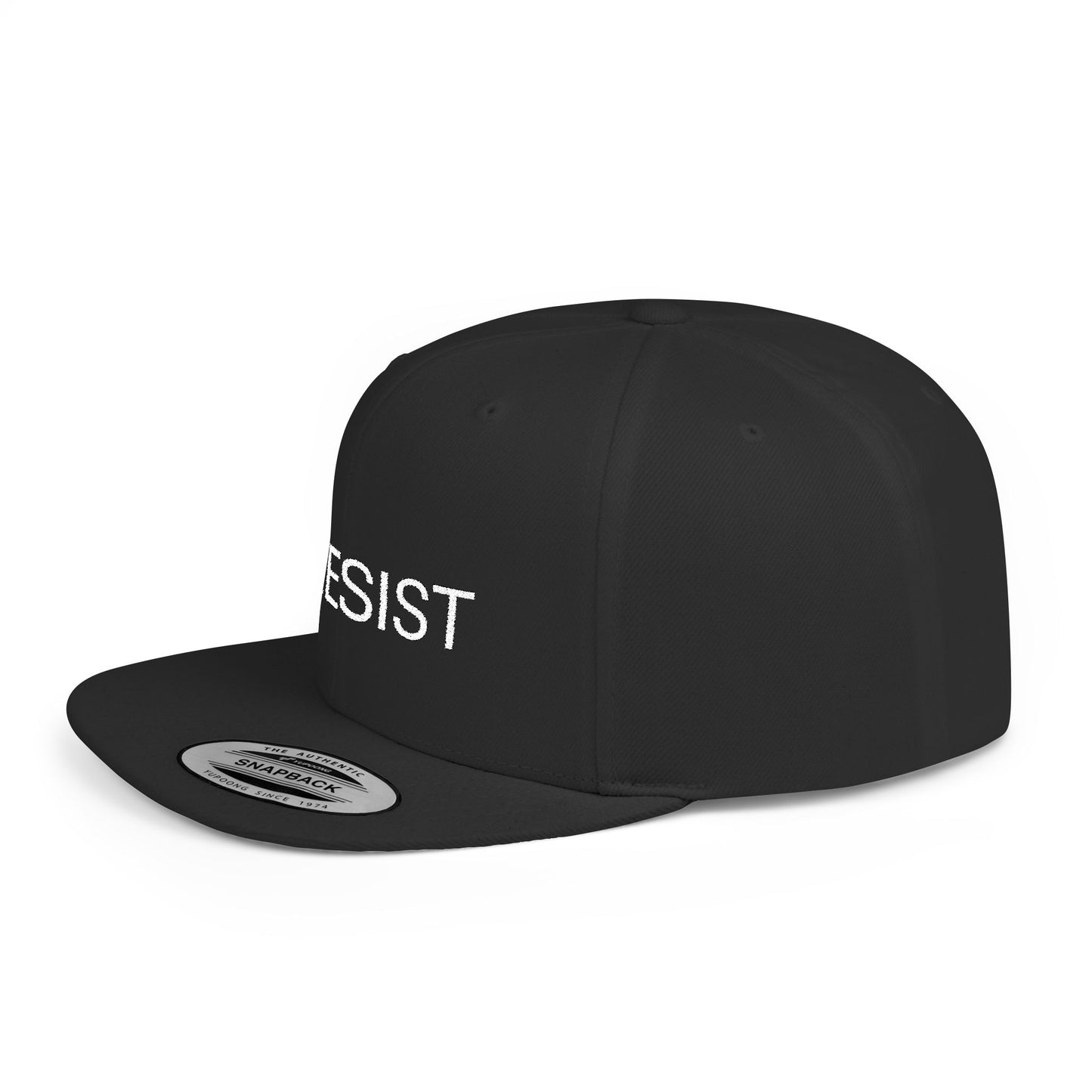 Flat Bill Snapback #RESIST Baseball Cap